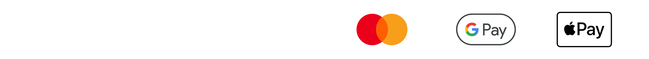 Platobné metódy - Visa, Mastercard, Google Pay, Apple Pay